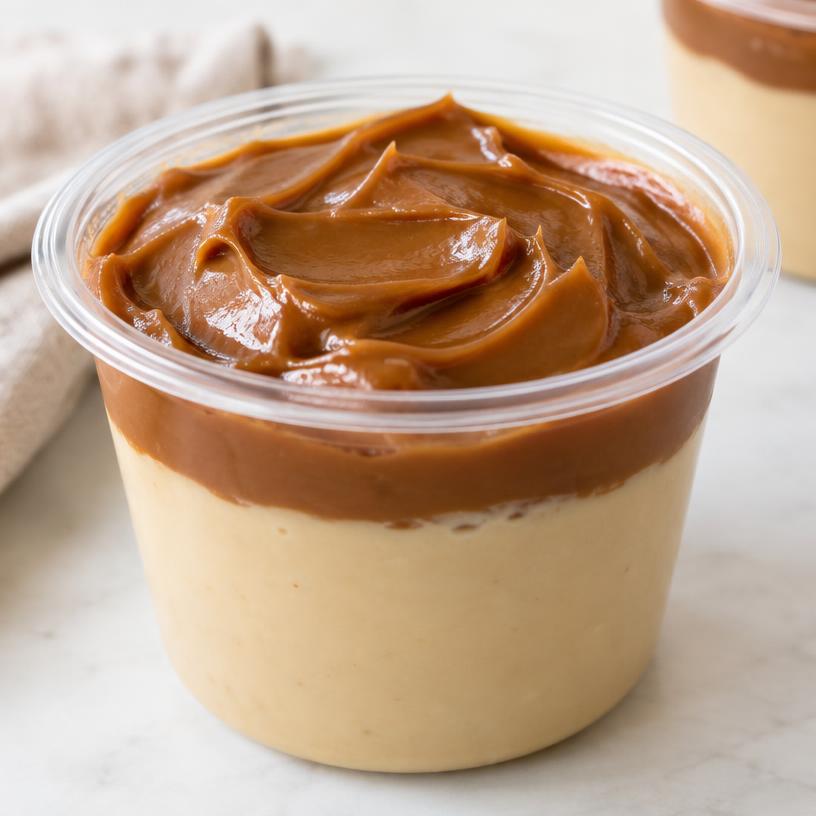 Pudim de doce de leite